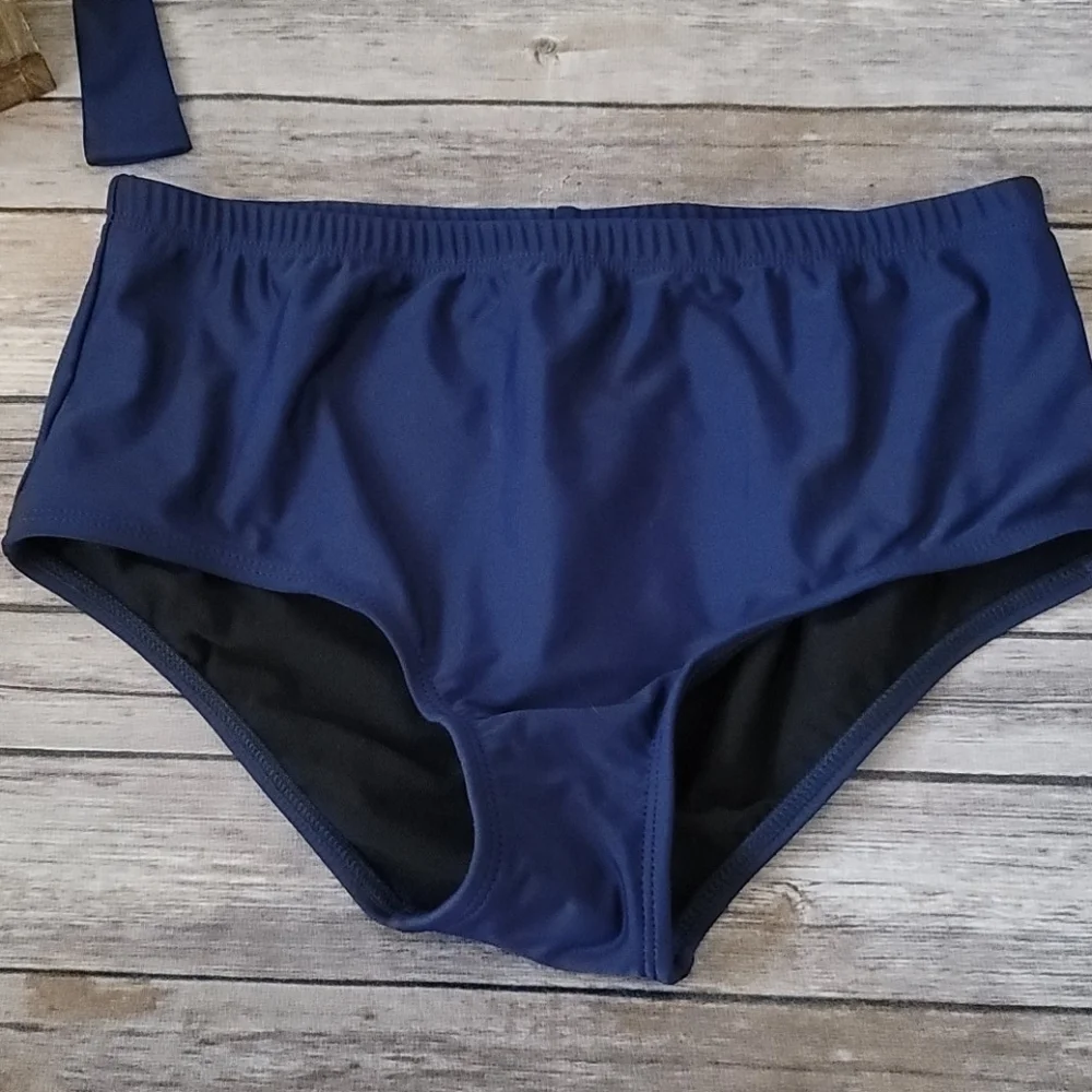 Dippin' Daisy's convertible halter swim set NWT